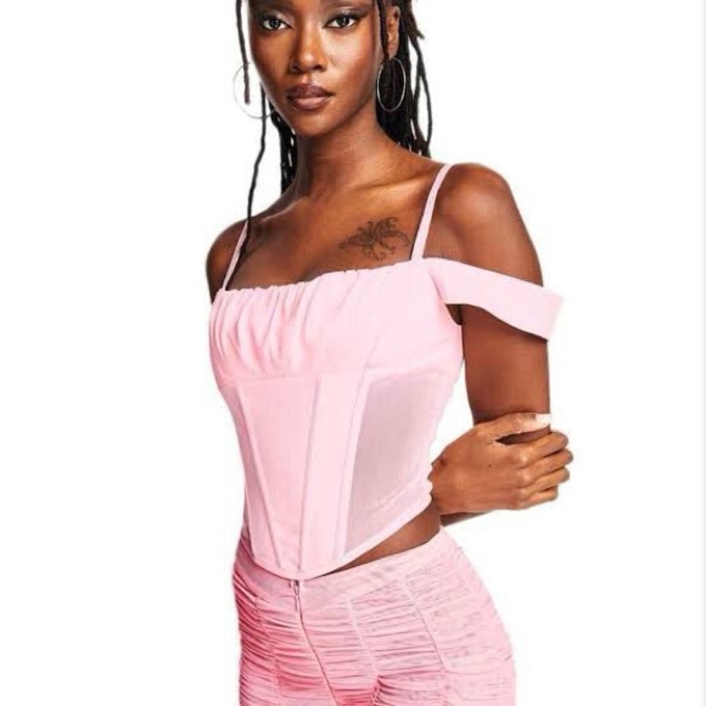 I.AM.GIA Pink Bridget Corset Top